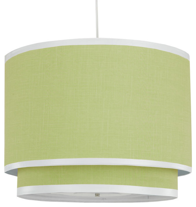 Oilo - Solid Green Double Decker Cylinder Light