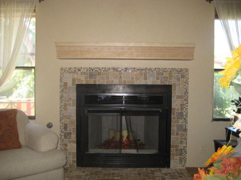 What color should I paint my fireplace mantel shelf?