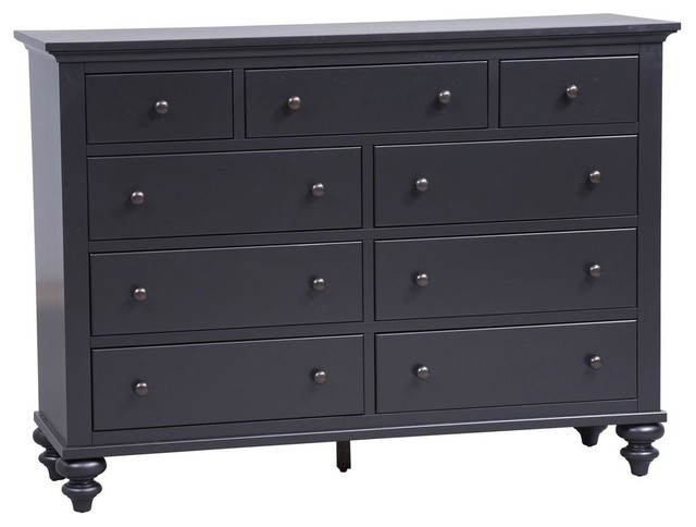 Liberty Furniture Hamilton Iii 9 Drawer Dresser In Black