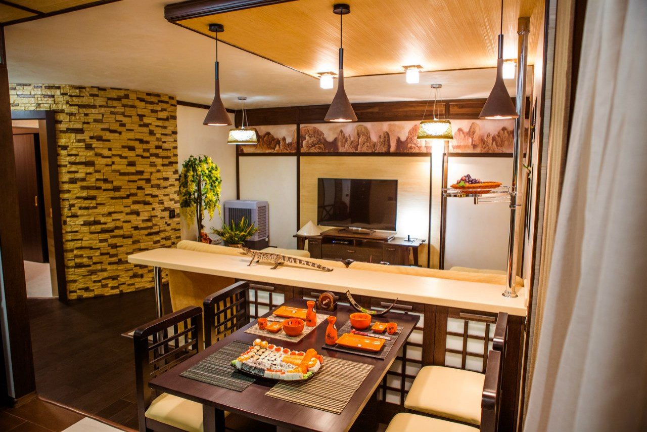 Проект, выполненный по заказу luxe12. Стиль Японский.