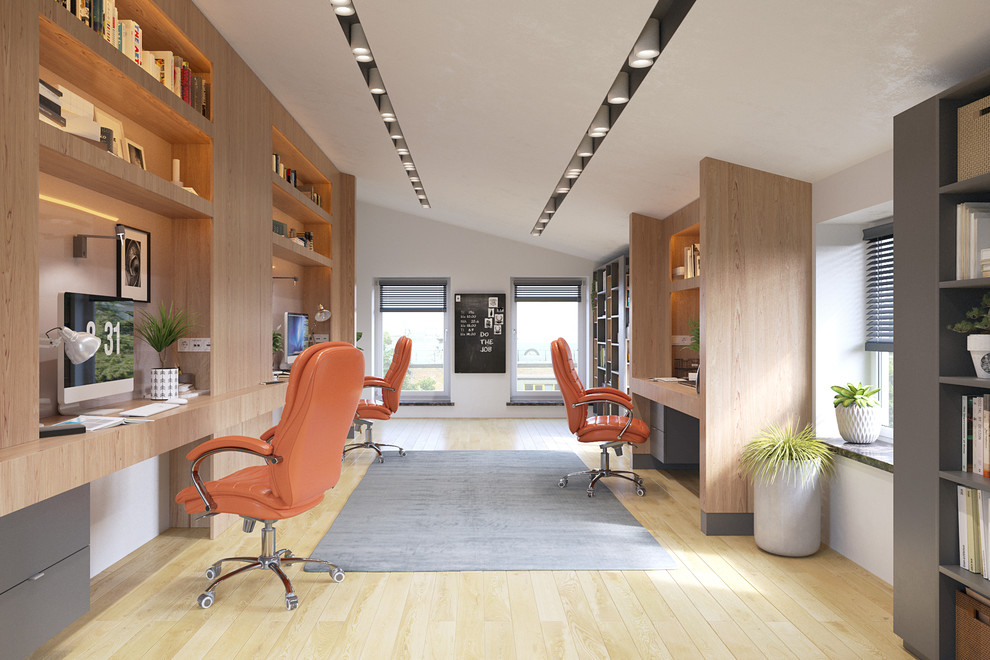 Рабочее пространство для троих детей