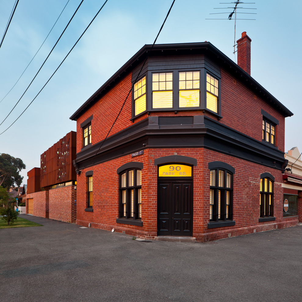 Large industrial two-storey brick exterior in Melbourne.