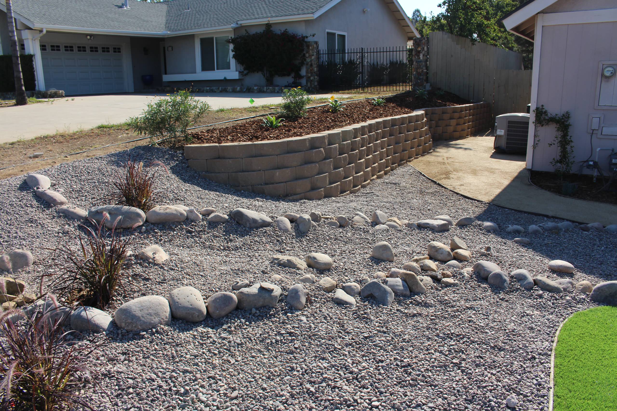 Stone Retaining Wall
