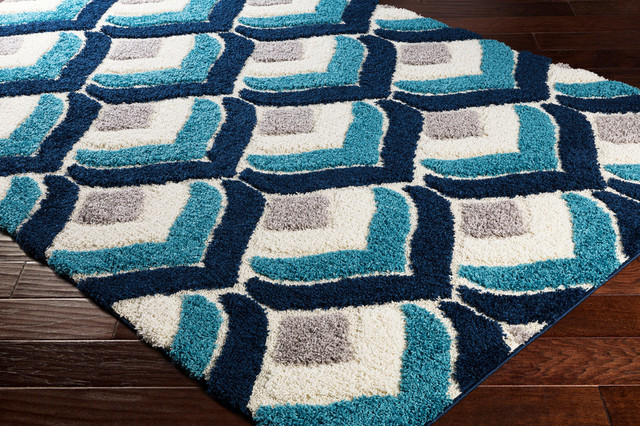 Surya Cut And Loop Clg 2303 Damask Rug Navy Cream Teal - Cream Gray And Teal Area Rugs Surya Cut And Loop Clg 2303 Damask Rug Navy Cream Teal - Cream Gray And Teal Area Rugs