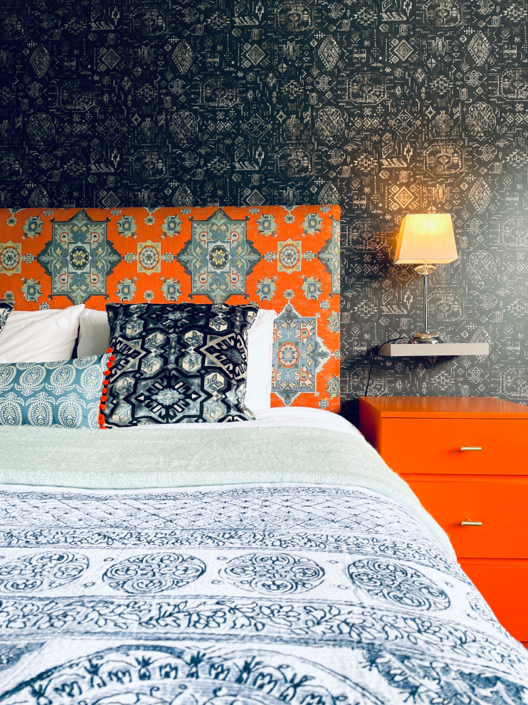 Maximalist guest bedroom