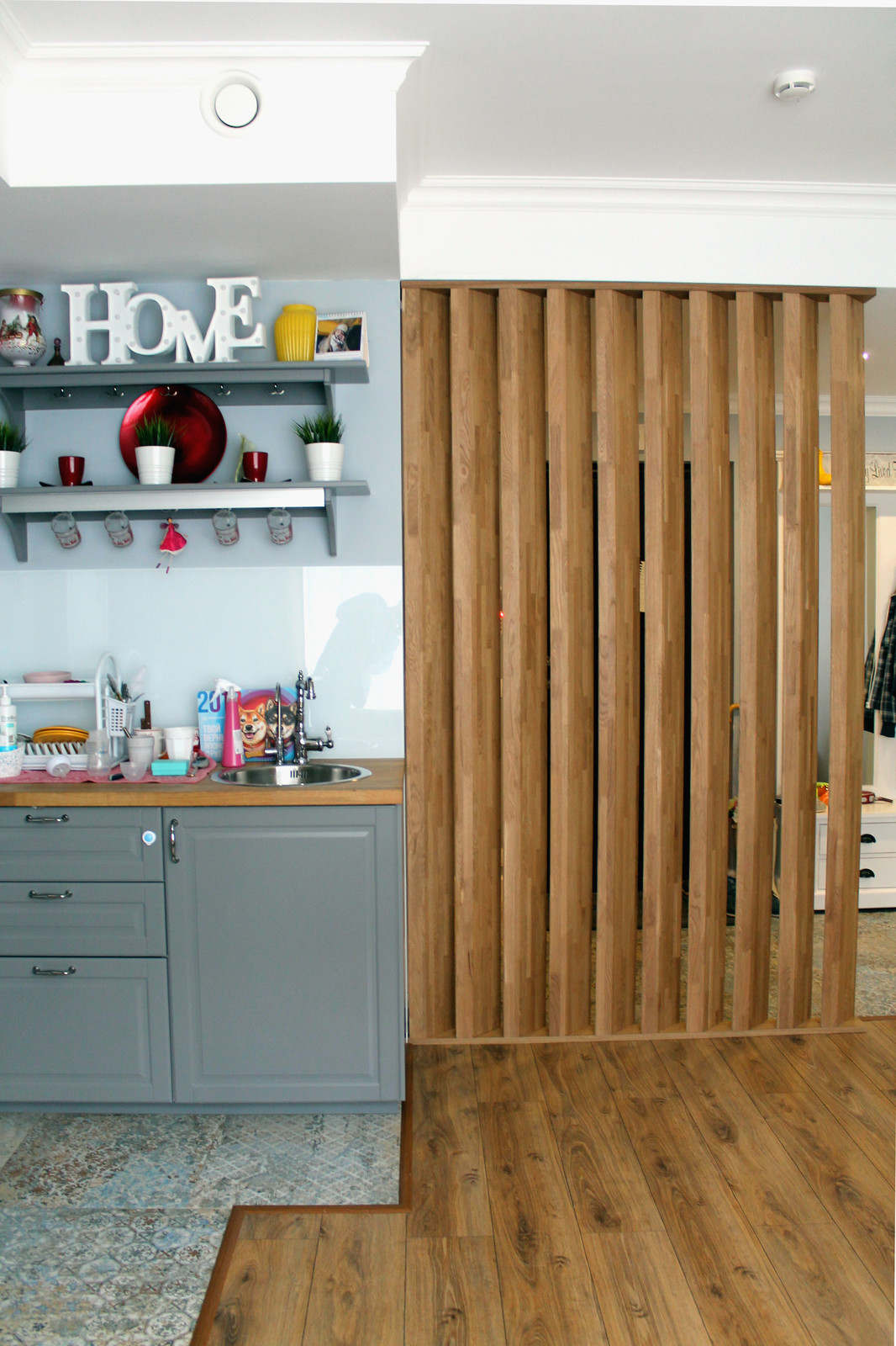 Интерьерная перегородка из дуба