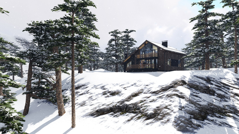 Коттедж в стиле "Шале"