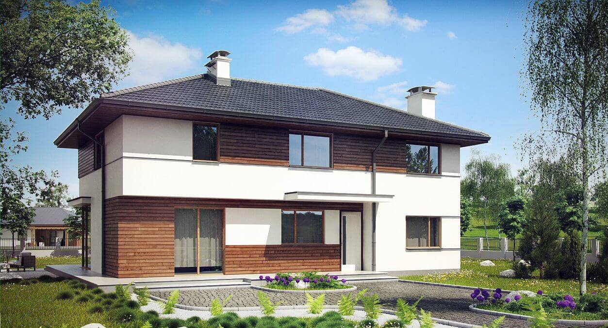 Проект каменного дома Z159