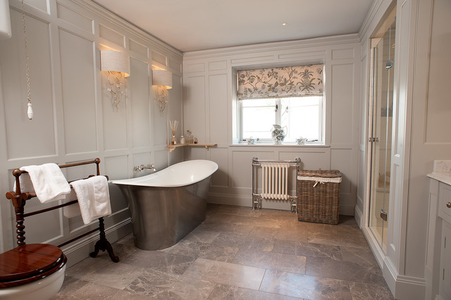 Wall Panelled Bathroom - Traditional - Bathroom - Gloucestershire - by ...