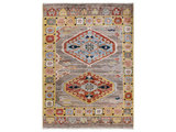 Well Woven 3'3 x 4'7 Non-Slip Traditional Sarouk Low Brown Area Rug