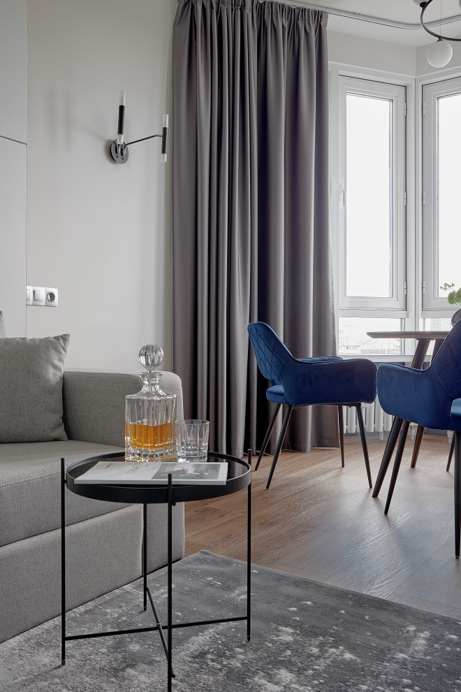 Апартаменты с трансформируемой мебелью и мужским характером.