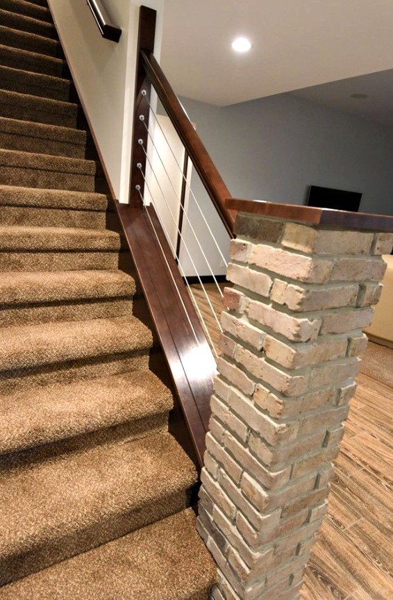 This is an example of a mid-sized traditional staircase in Other.