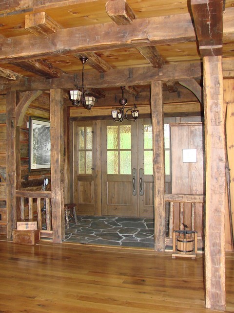 Timber Frame Projects rustik-entre