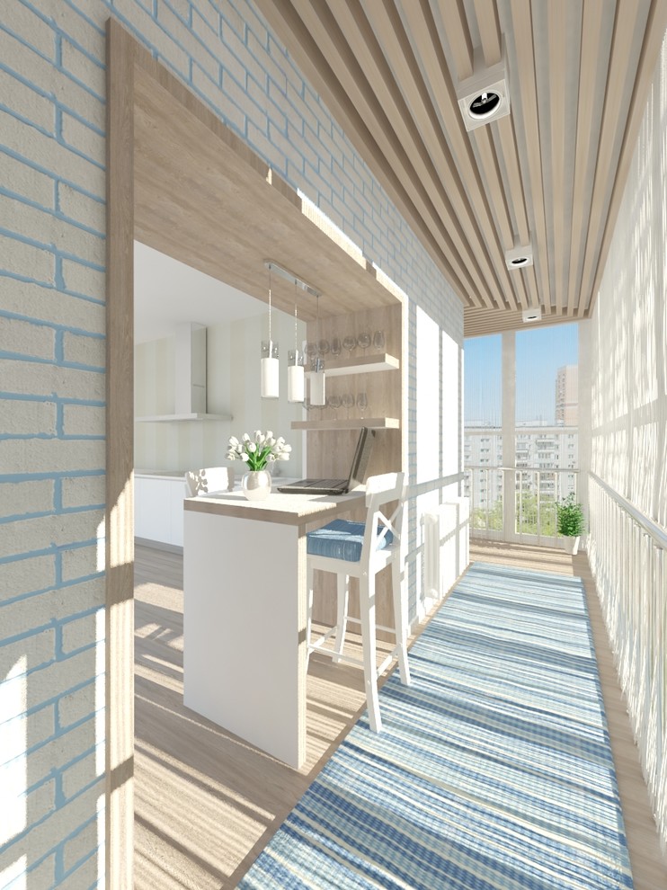 Лоджия в 3-х комнатной квартире