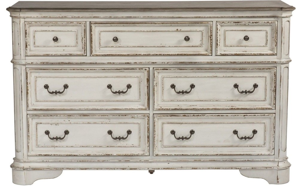 Liberty Furniture Magnolia Manor 7Drawer Dresser Farmhouse