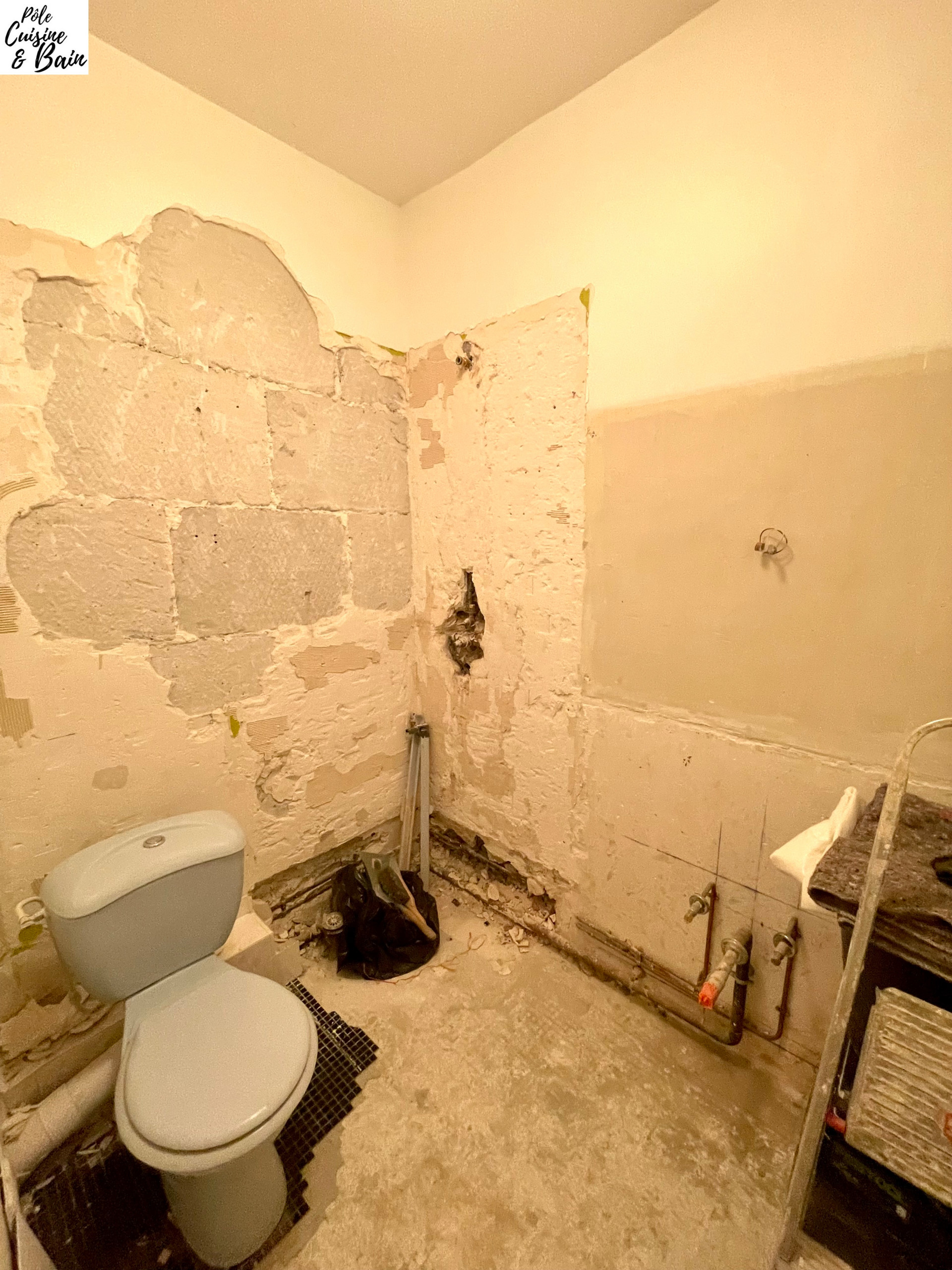 Salle d'eau: rénovation complète des années 80 à aujourd'hui