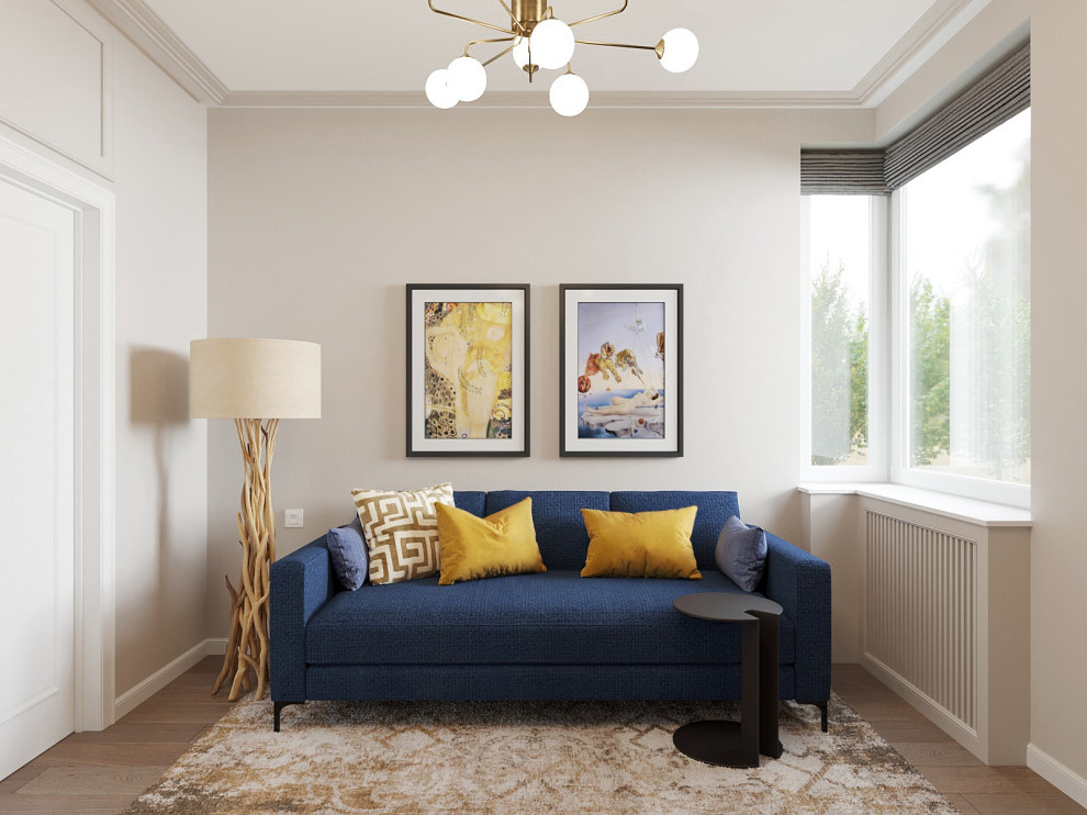 Яркая эклектика для молодой семьи