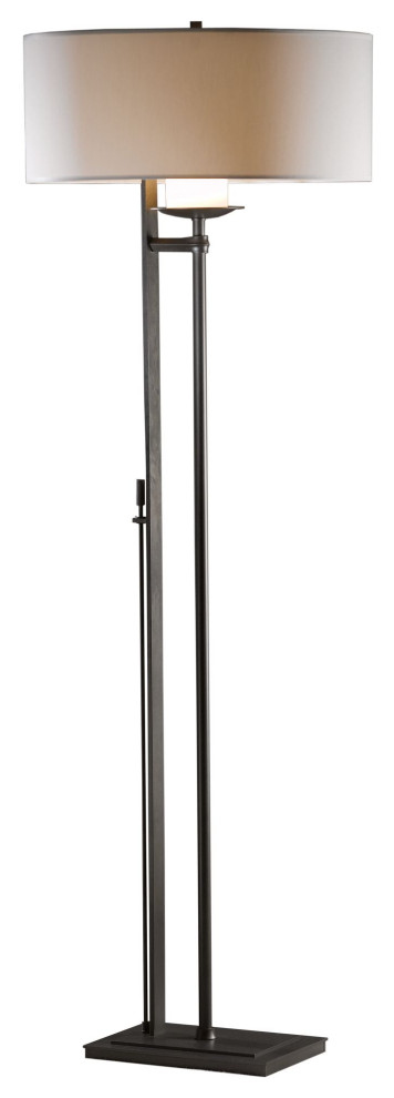 Hubbardton Forge 234901-1039 Rook Floor Lamp in Soft Gold