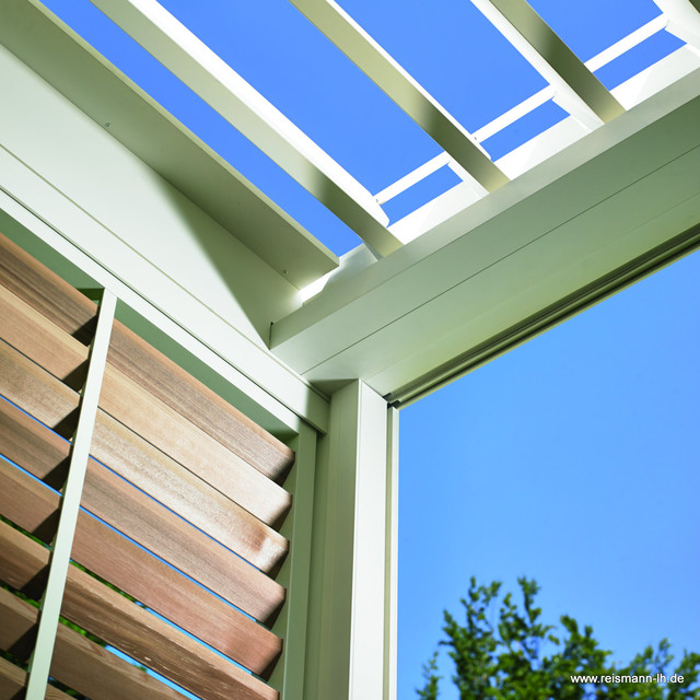 Terrassen-Überdachungen RENSON Camargue, Lamellendach - Modern