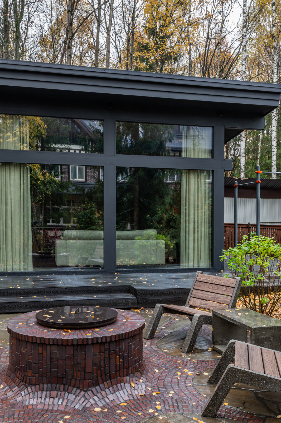 Современный банный дом 67 м² в Подмосковье