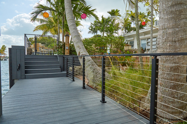 Bayside Cable Railing Gate Modern Other By Stairsupplies Houzz Au