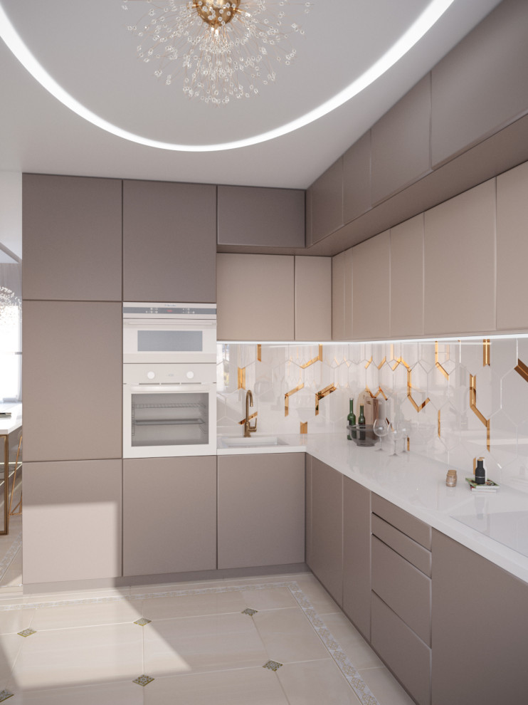 Светлая квартира в современном стиле