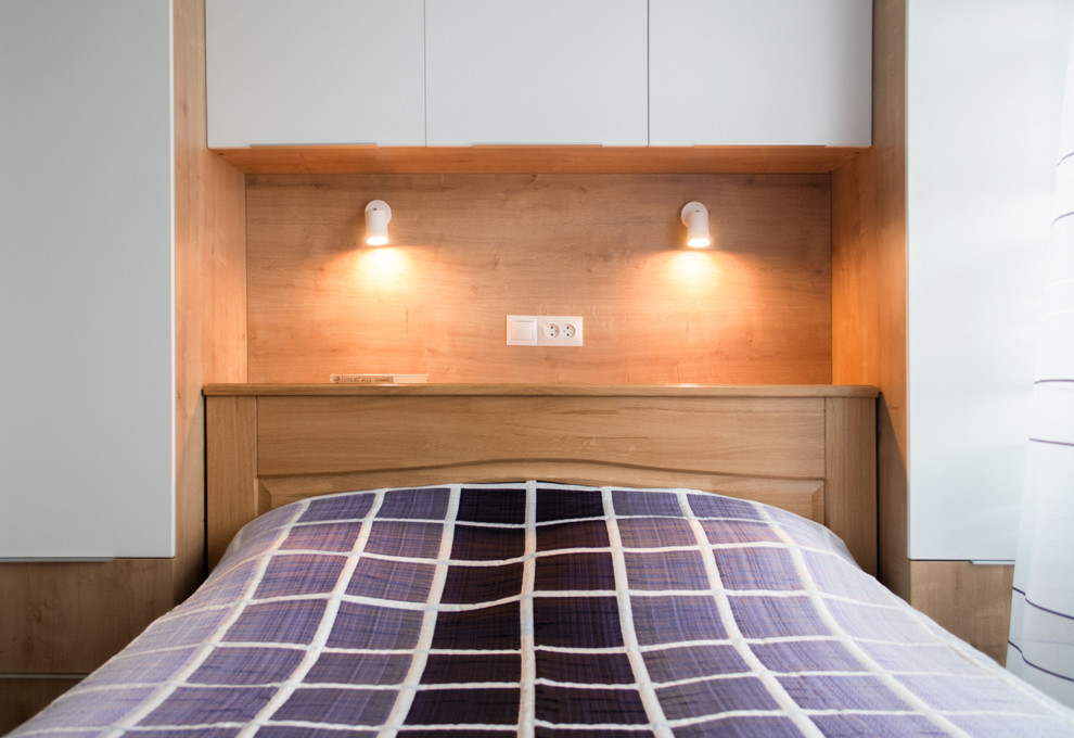 Эклектичная спальня в современной стилистике