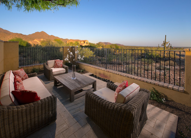 Silverleaf Scottsdale Arizona Patio Transitional Patio