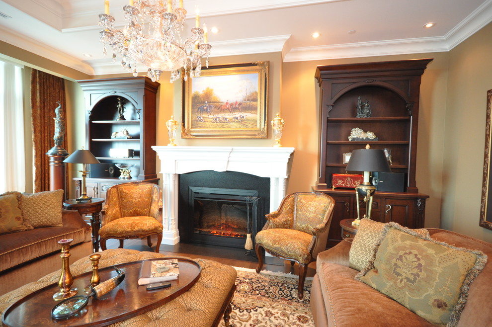Condo Renovation Traditional Living Room Toronto by Homestead