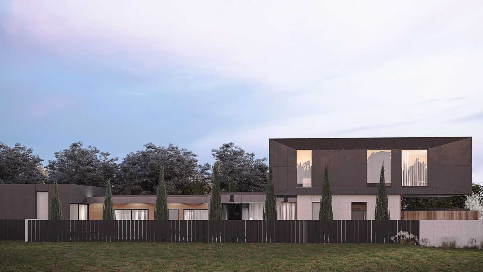 Дом в современном стиле со СПА комплексом