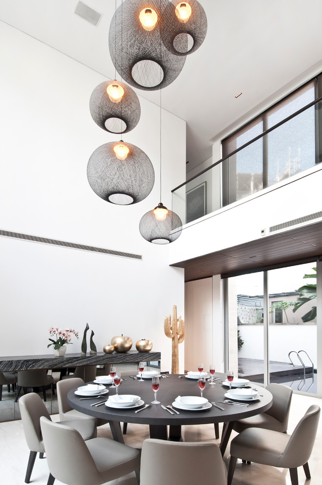 Dining room in Singapore.