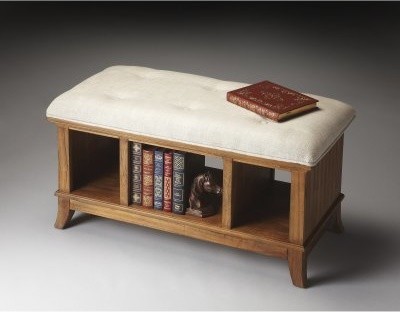 Butler Storage Bench - Sandy Shore