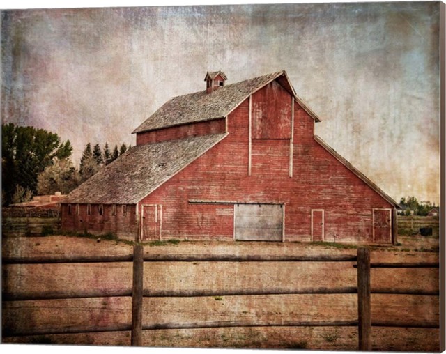 York Road Barn Canvas Wall Art By Ramona Murdock 16 X13 Farmhouse Prints And Posters By Virventures