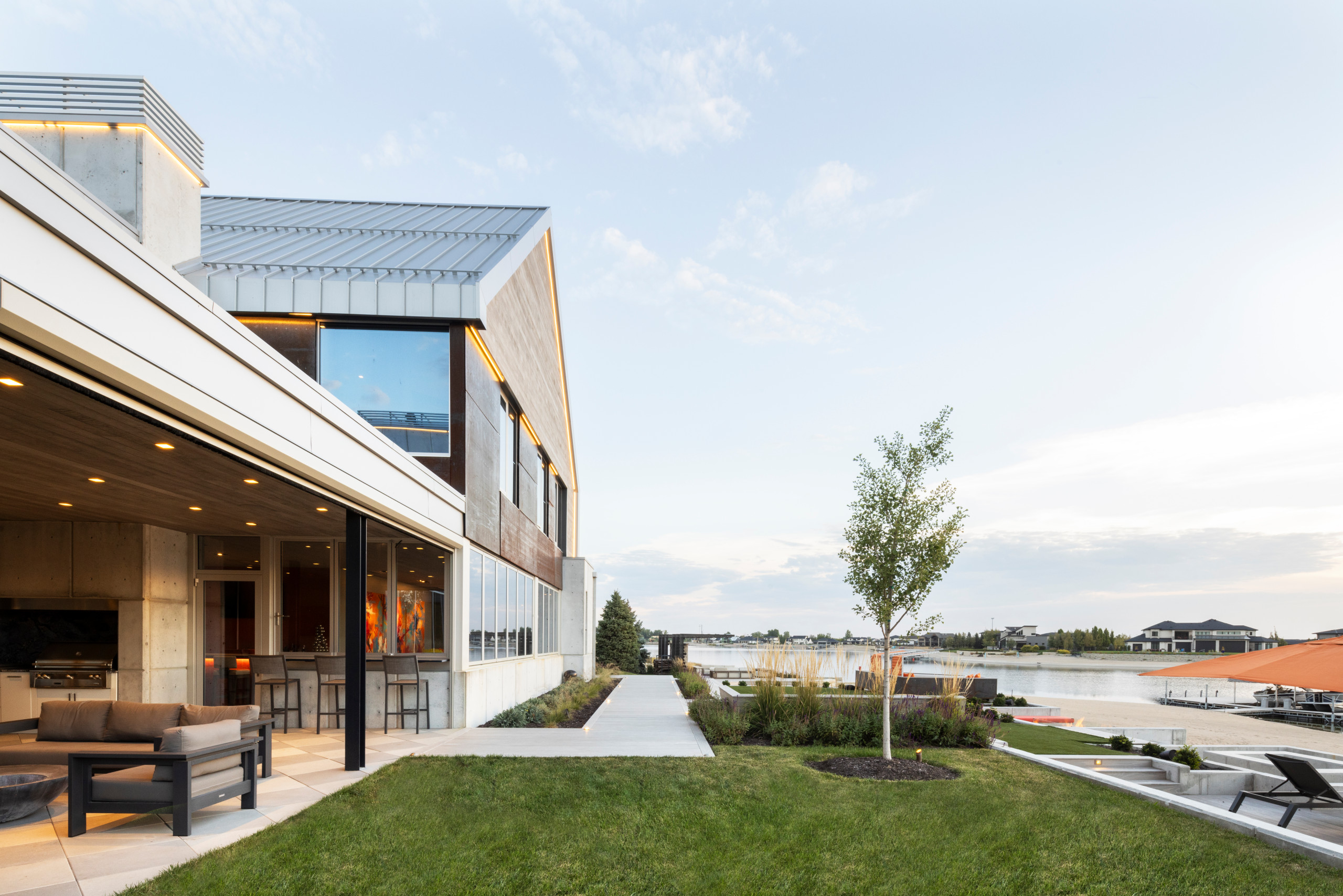 Industrial & Modern Lake Home | Custom Build