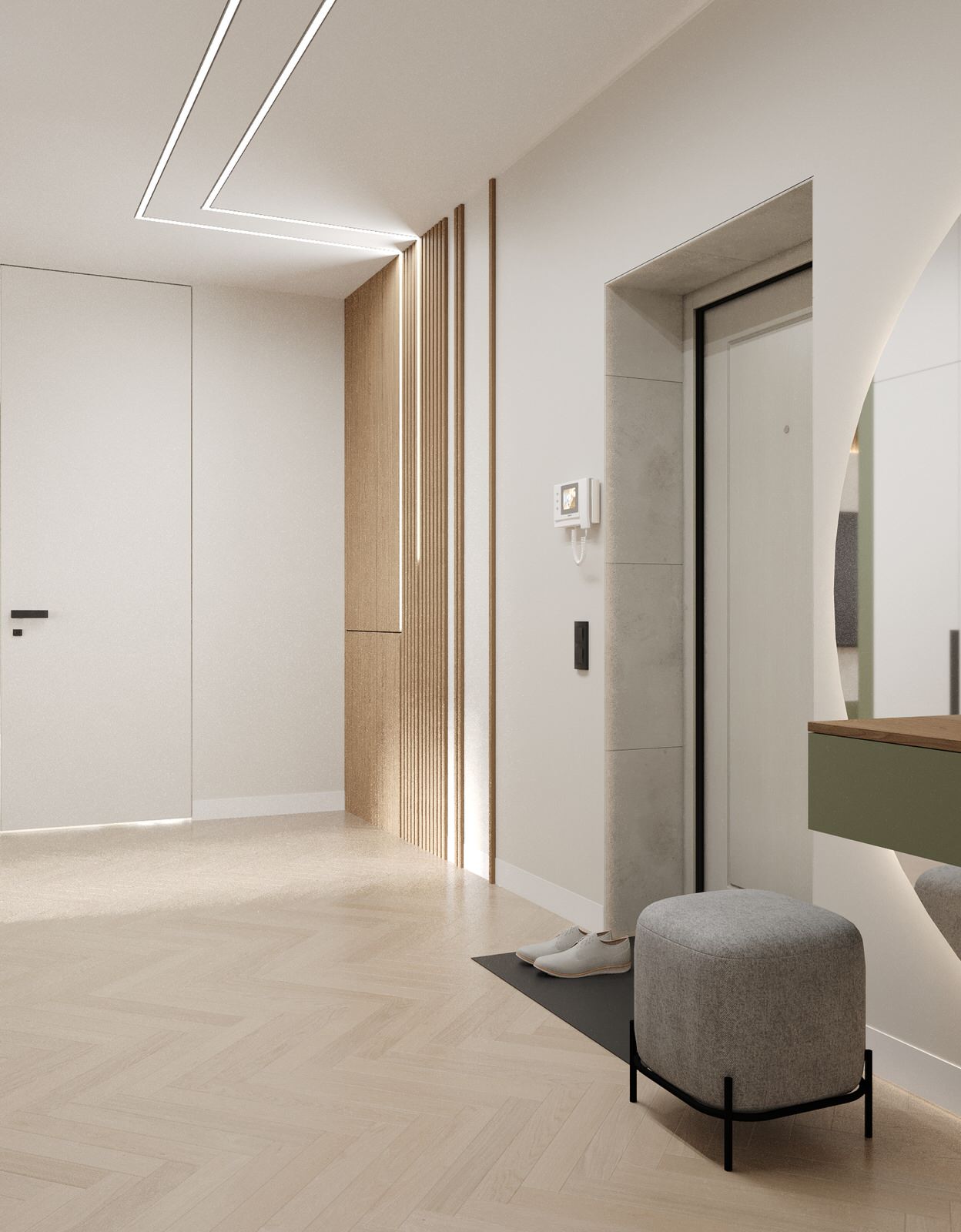 Прихожая в ЖК Александровский