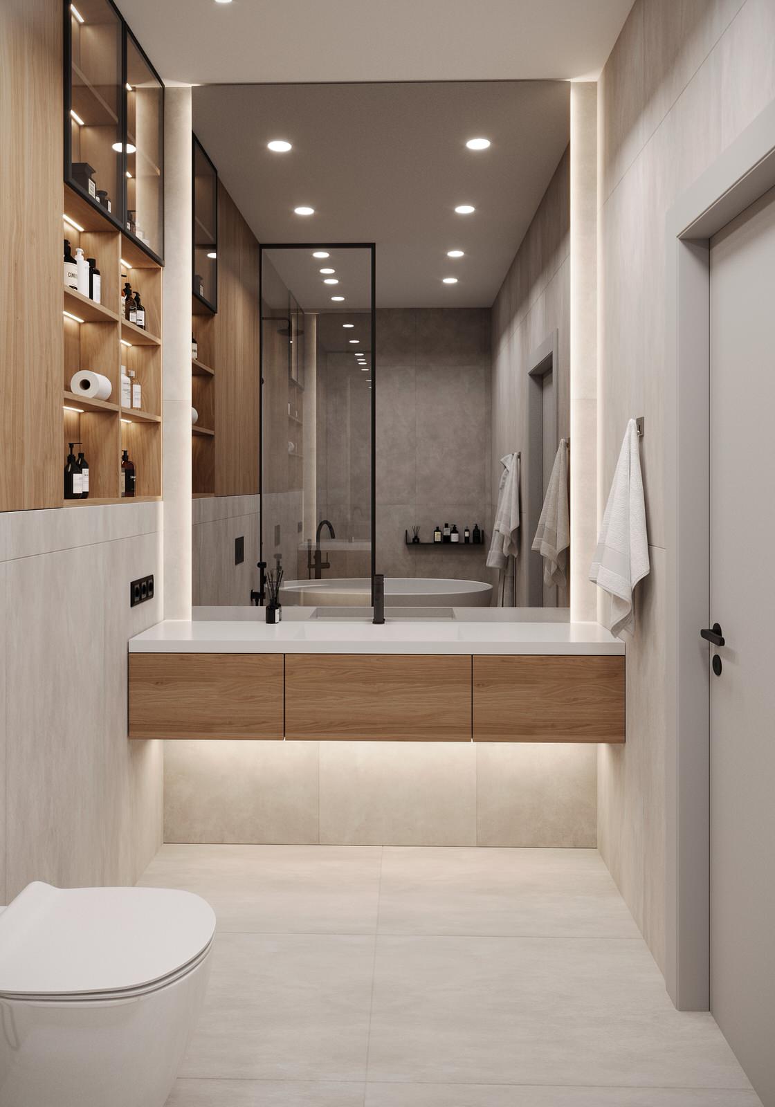 Визуализация ванной комнаты