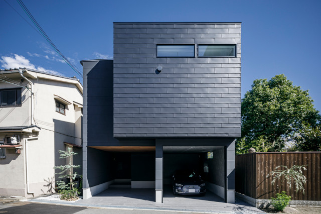 海老江の家 contemporain-facade