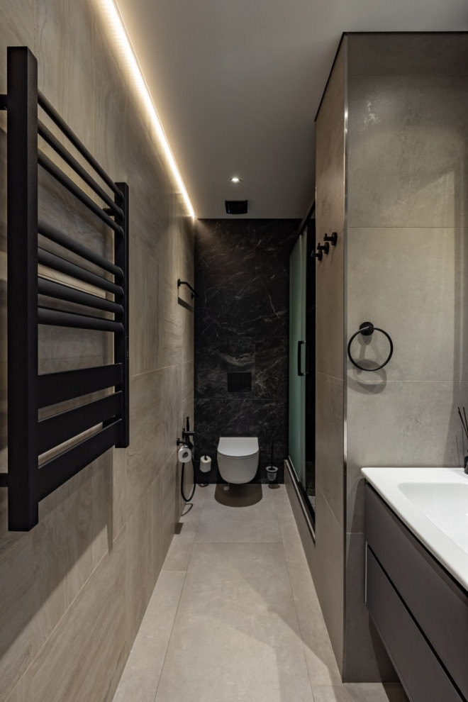 Квартира в серых тонах