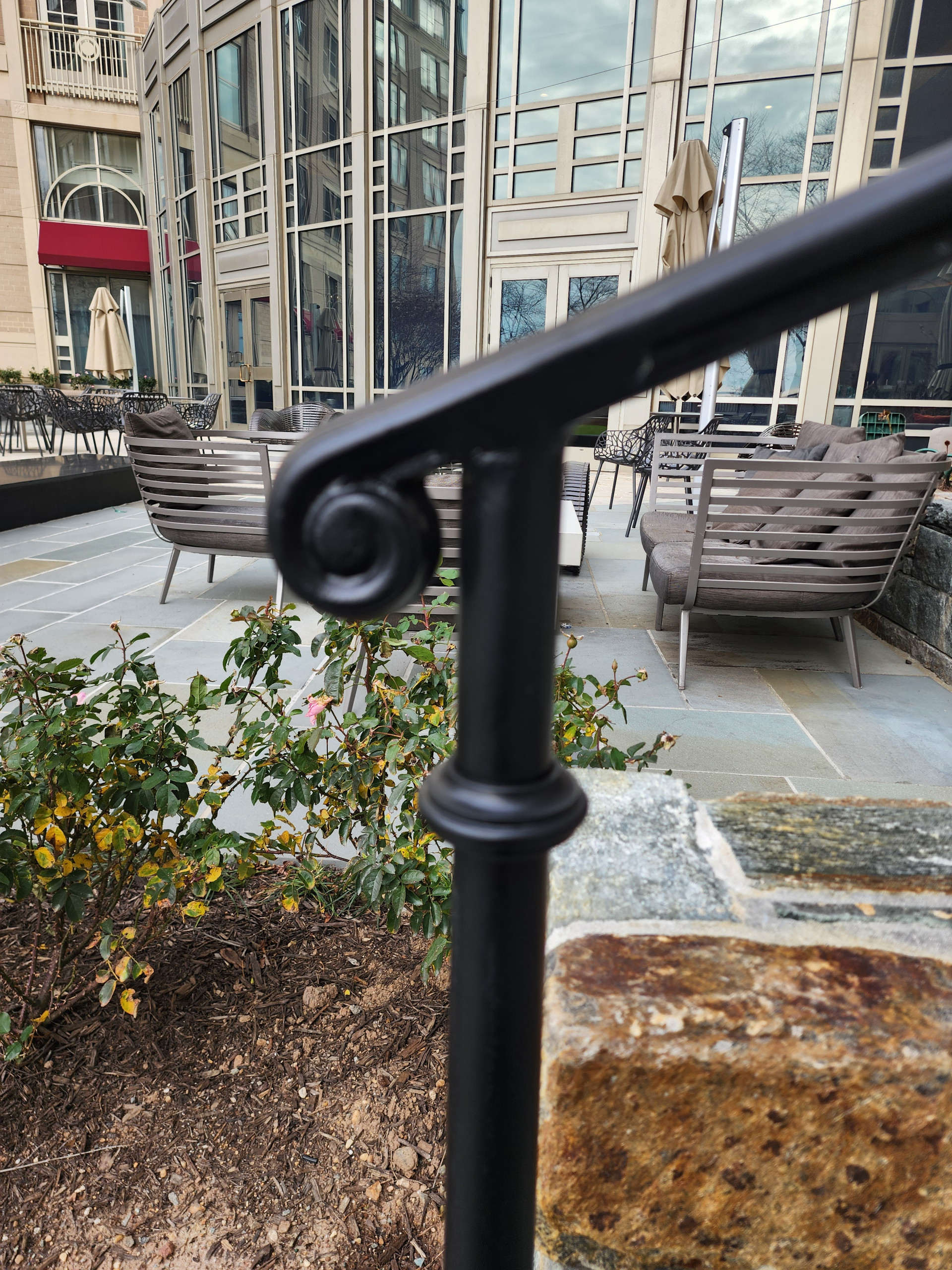 HANDRAILS. WASHINGTON DC HOTEL