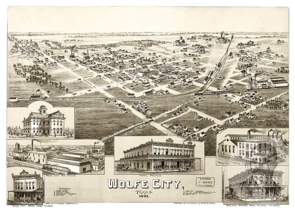 24x36 1891 Missoula Montana Vintage Old Panoramic City Map