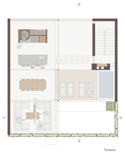 RESTYLING EDIFICIO D|R contemporary-floor-plan