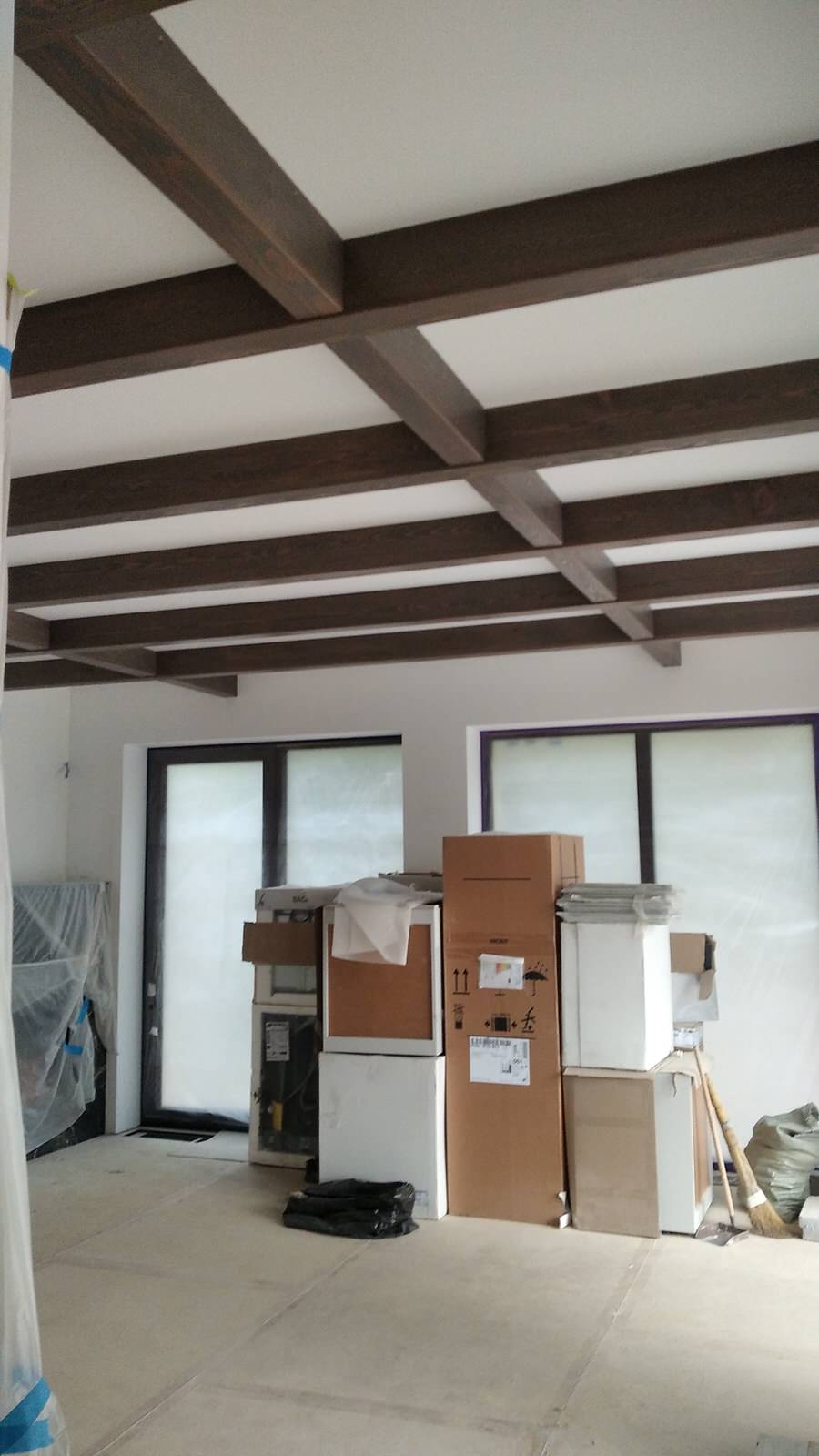 Фальшбалки из массива лиственницы