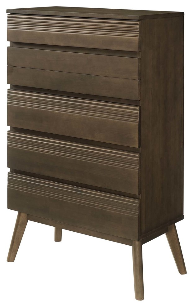 Modern Contemporary Urban Living Living Room Dresser Drawer Chest, Wood