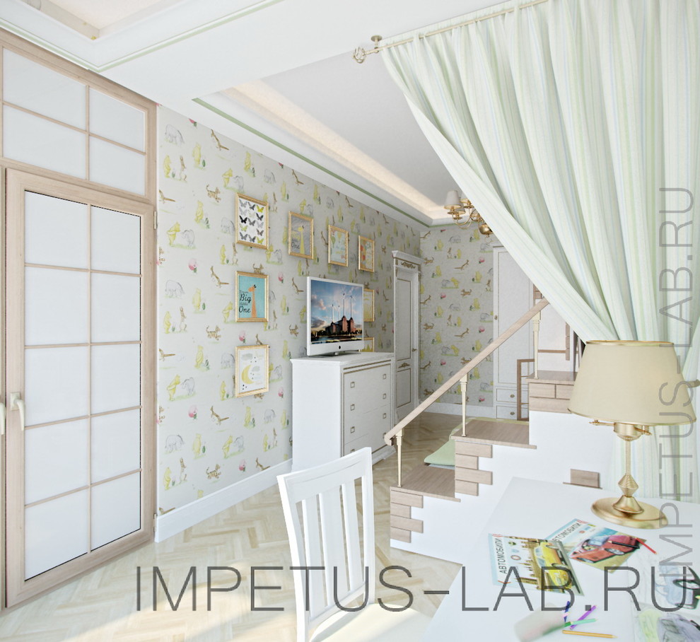 Проект квартиры в классическом стиле