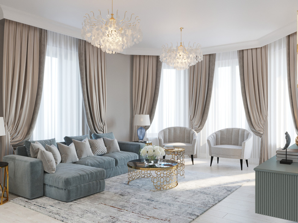 Визуализация гостиной