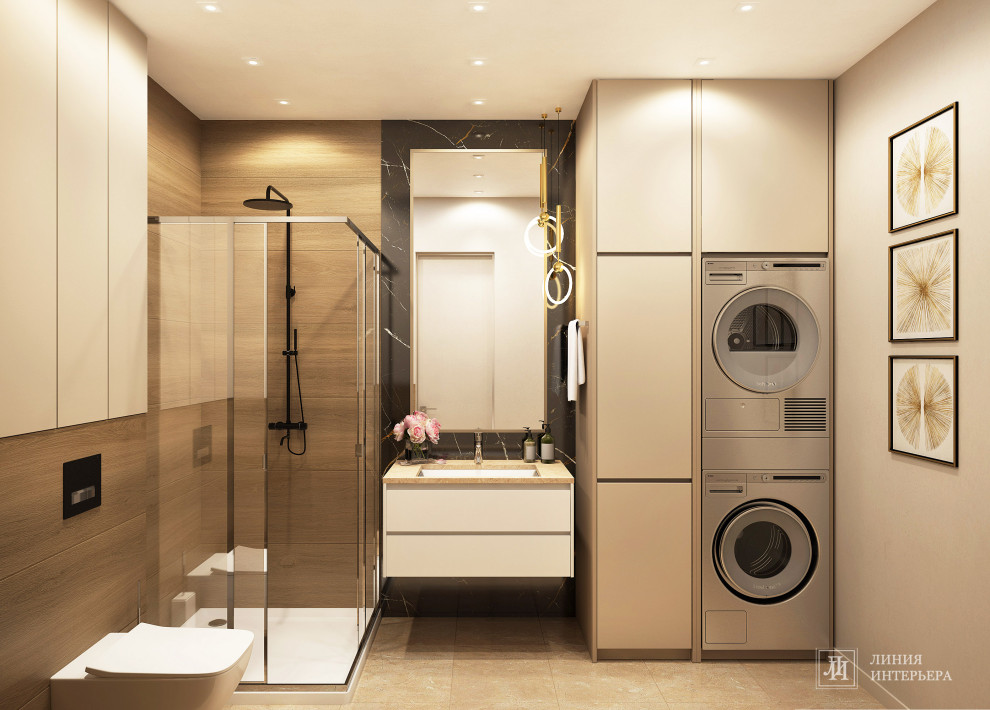 Дизайн интерьера 3-х комнатной квартиры в ЖК Триколор