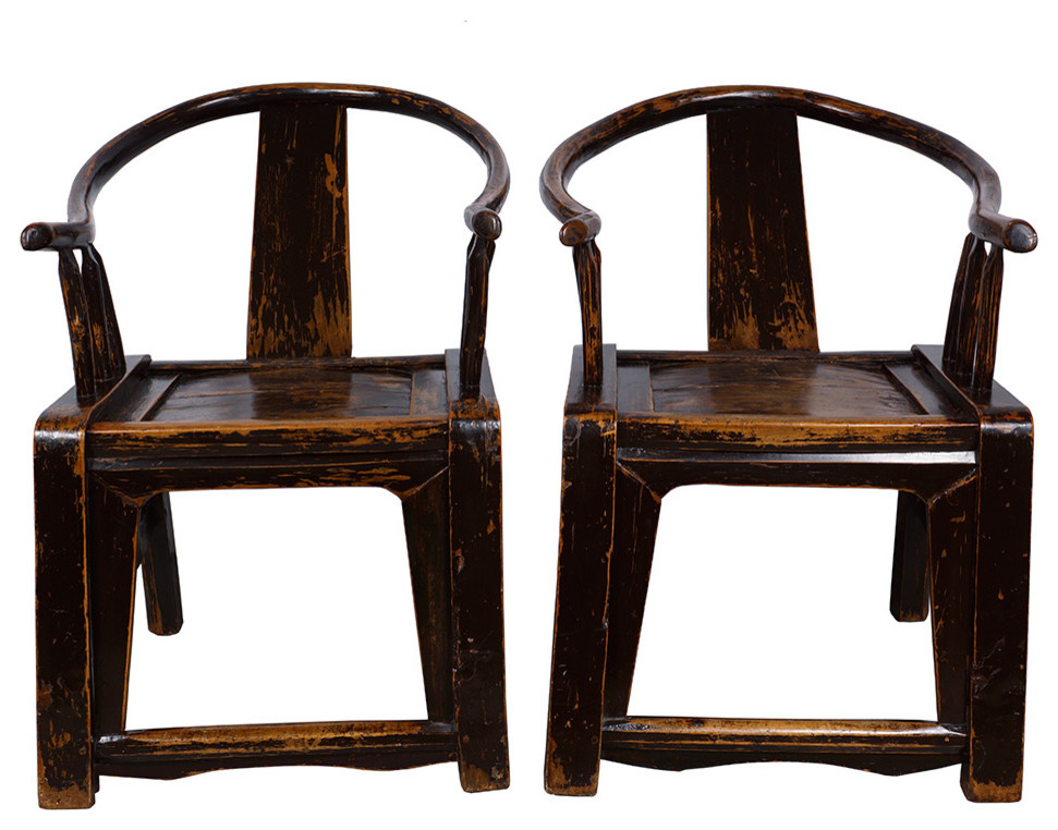 chinese horseshoe chair