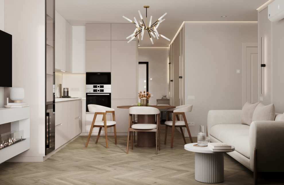 Дизайн двухкомнатной квартиры в современном стиле