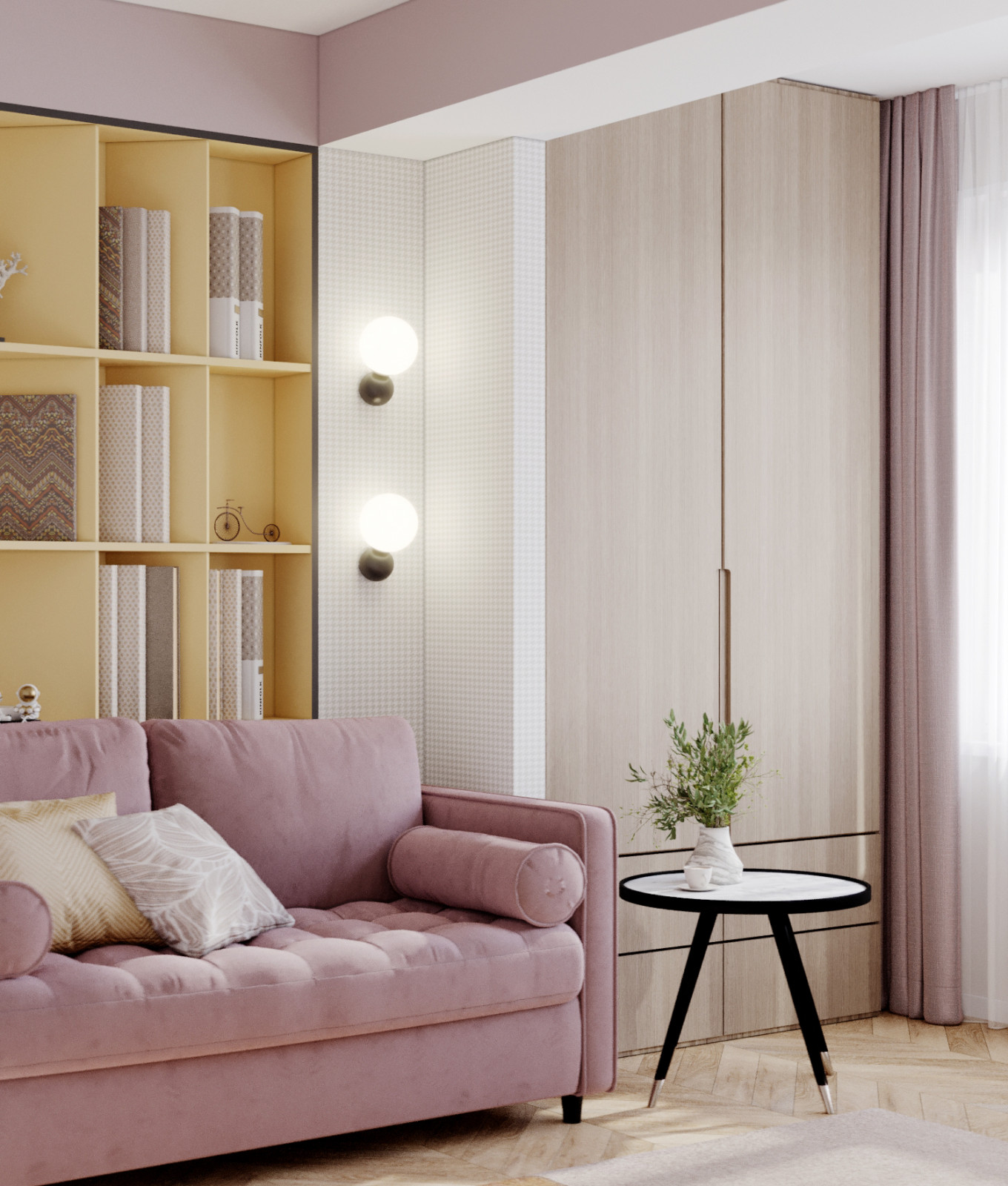 Сканди в ЖК "Серебрянный бор"