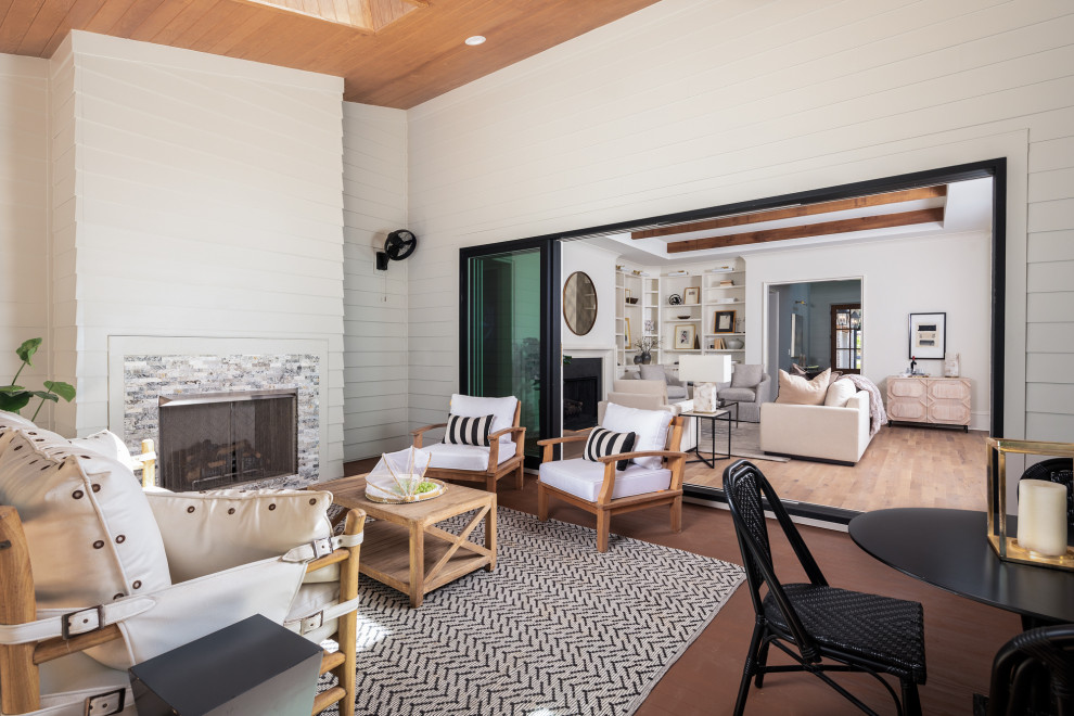 Screened Porch - Transitional - Porch - Charlotte - by Pike Properties ...